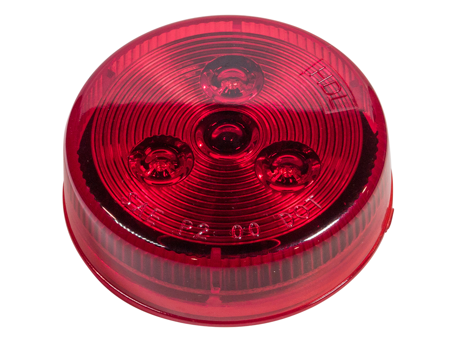 2.5 Round Led Marker Lights 4) LED 2.5" Round Red Clearance/side Marker Light Kit With Light Grommet And Wire Pigtail Truck Trailer Rv - Made In USA With 2 Round Led Marker Lights - Foto 9