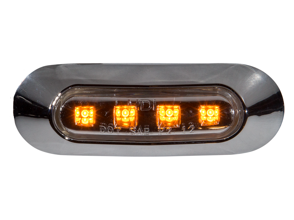 3.75" Oval LED Clearance Marker Light Heavy Duty Lighting
