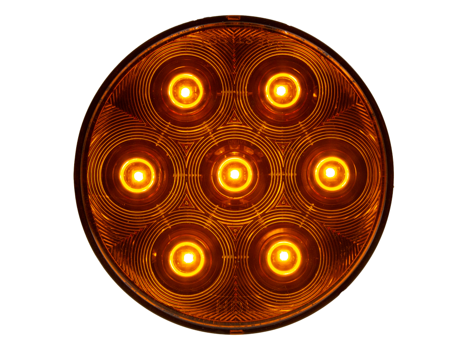 4" Round Park Turn with AMP Connector Heavy Duty Lighting