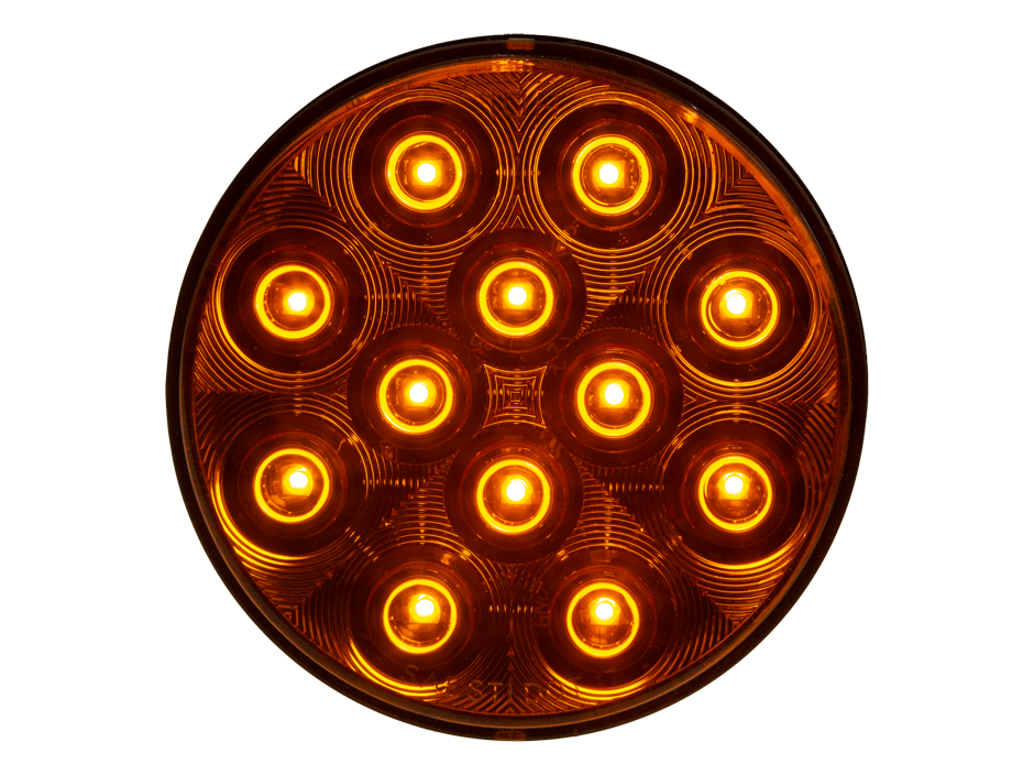 4" Round Park Turn with AMP Connector Heavy Duty Lighting