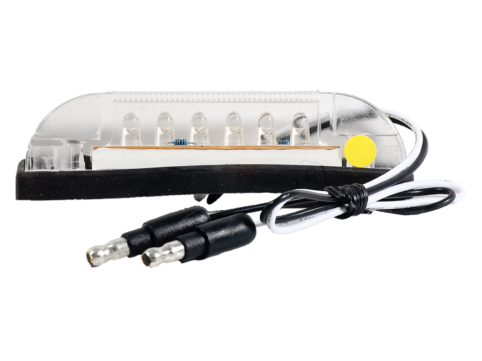 4" Slim Line 2 Wire LED Clearance Marker Light Heavy Duty Lighting