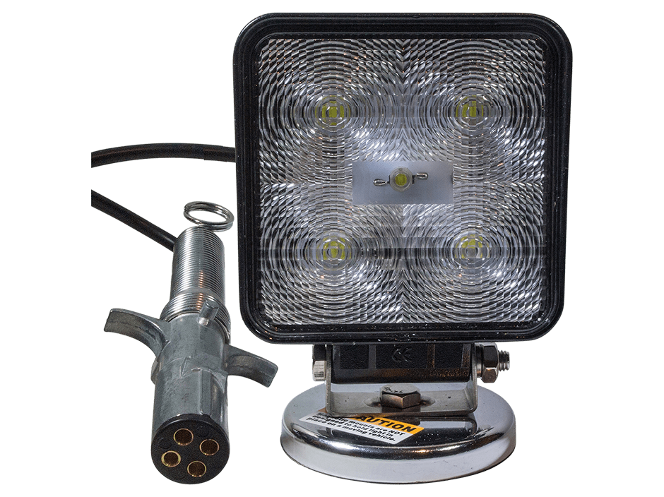 High Output Square Base Work Light Heavy Duty Lighting
