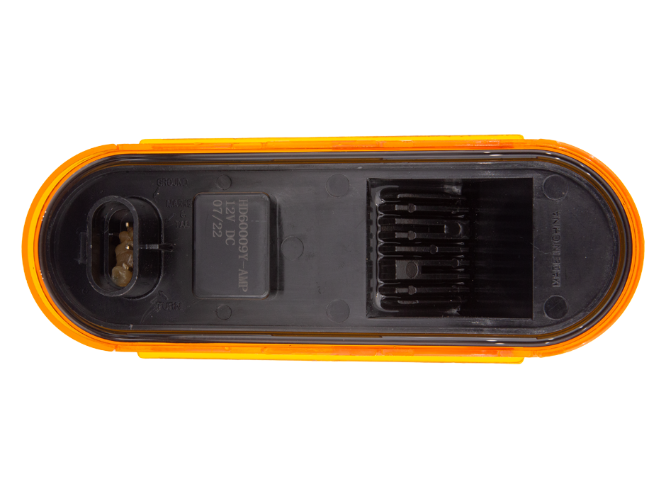 6" Oval Mid Turn with AMP Connector Heavy Duty Lighting