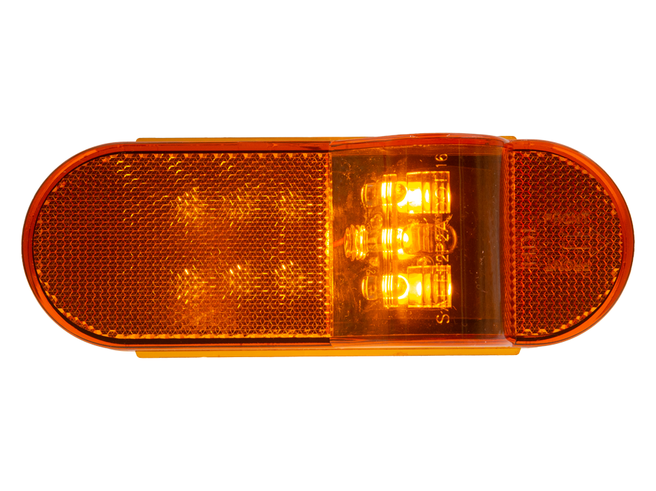 6" Oval Mid Turn with AMP Connector Heavy Duty Lighting