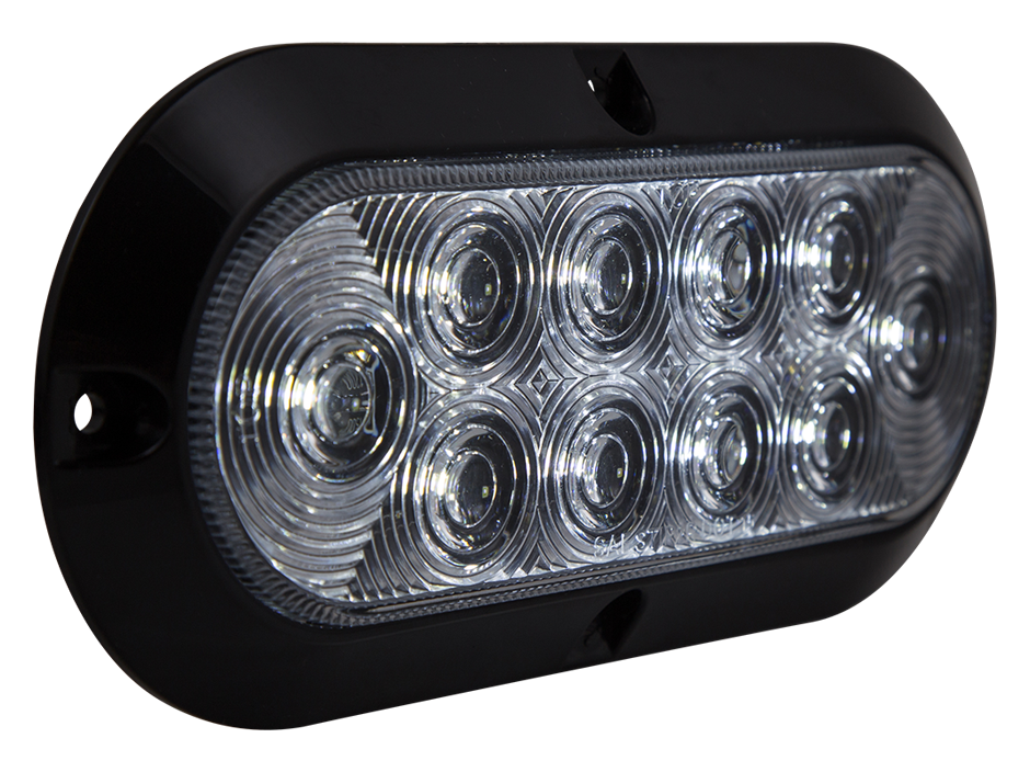 6" Oval LED Surface Mount Back Up Light | Heavy Duty Lighting