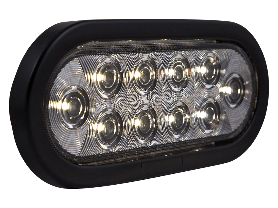 6" Oval Backup Light Heavy Duty Lighting