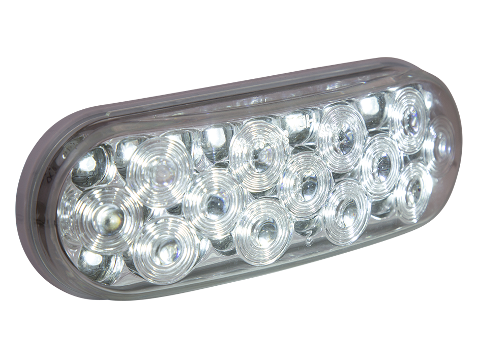 6" Oval Backup Light w/Reflector Heavy Duty Lighting