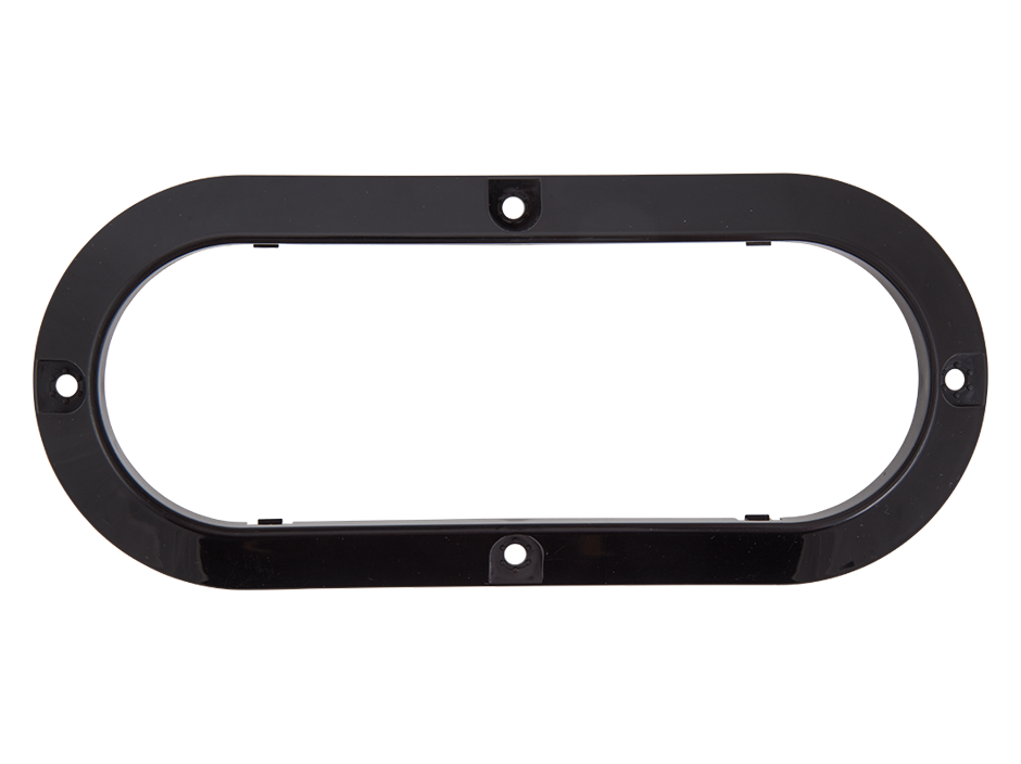 6" Oval Surface Mount Back Up Light with Black… Heavy Duty Lighting