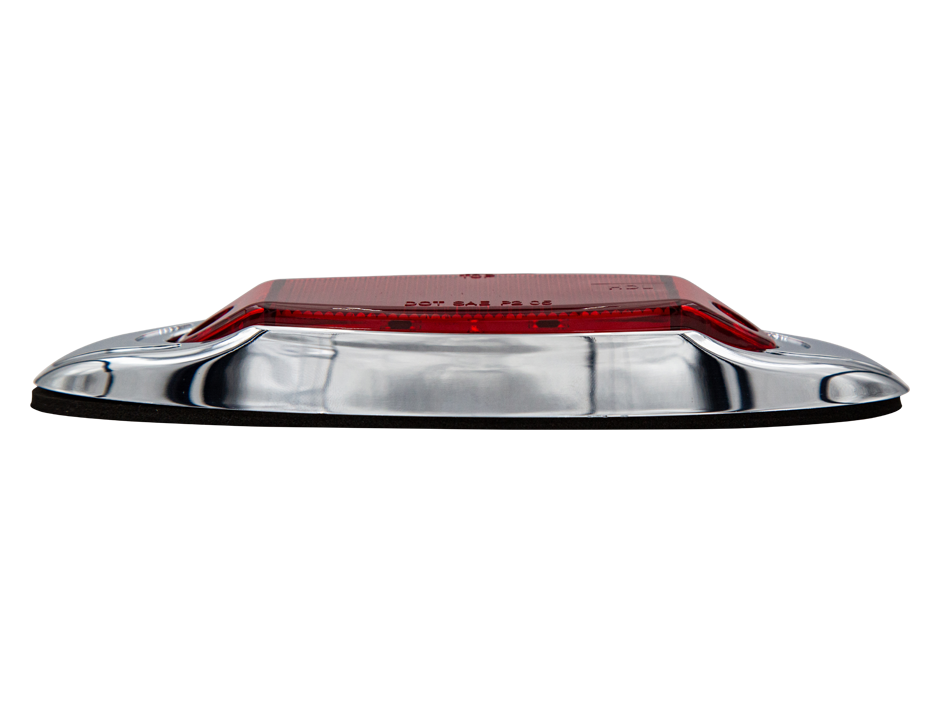 6" Oval Clearance Marker Light with Chrome Bezel Heavy Duty Lighting