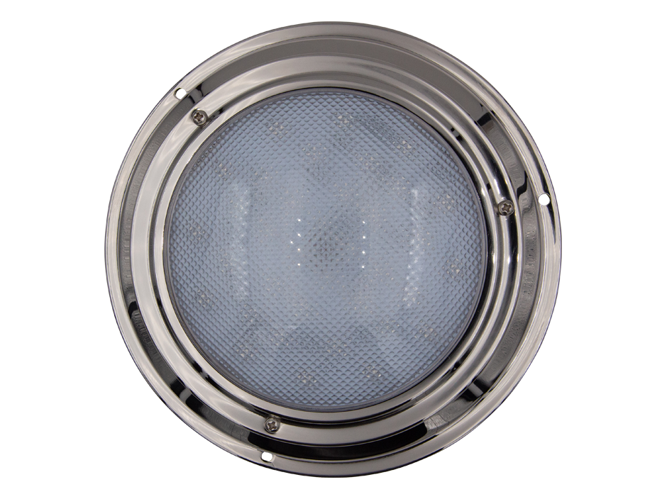 7" Round Stainless Steel Interior Dome Light… Heavy Duty Lighting