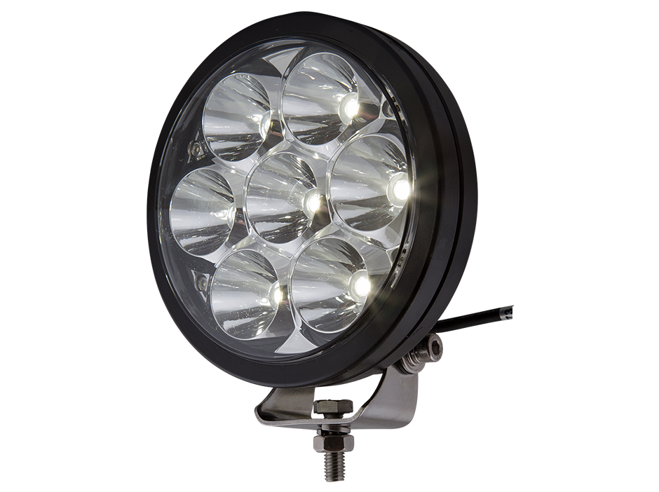 7" High Output Round LED Spot Light w/Grill… Heavy Duty Lighting