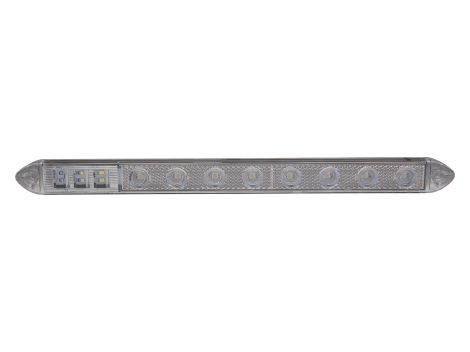 13.5" Stop Tail Turn & Backup Slim LIne Combo with Reflex Clear Lens - Heavy Duty Lighting (en-US)