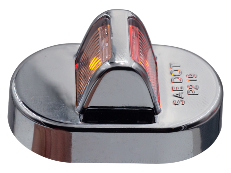 Mini Clearance Marker Fender Light with Chrome Cover - Heavy Duty Lighting (en-US) Products