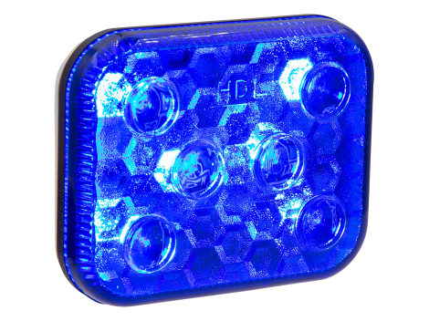 Class 2 Mini Strobe | Single Flash Pattern | Blue Lens - Heavy Duty Lighting (en-US)
