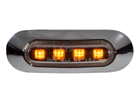 3.75" Oval LED Clearance Marker Light - Heavy Duty Lighting (en-US)
