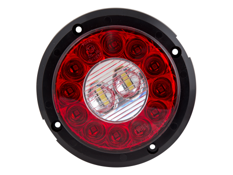 4" Round Surface Mount Combination Stop Tail Turn with Backup Light - Heavy Duty Lighting (en-US)