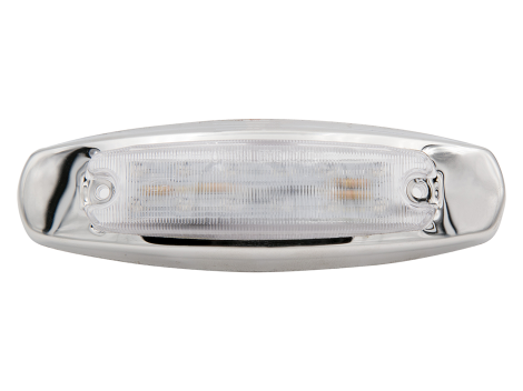 6" Clearance Marker Light with Stainless Trim - Heavy Duty Lighting (en-US) Products