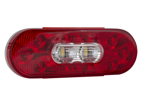 6" Oval Combination Stop Tail Turn with Backup Light - Heavy Duty Lighting (en-US)