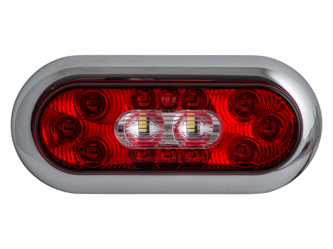 6" Oval Surface Mount Combination Stop Tail Turn with Backup Light - Heavy Duty Lighting (en-US)