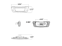 PACCAR® Trapezoid Side Turn Marker Light with Exterior Chrome Bezel | Clear Lens - Heavy Duty Lighting (en-US)