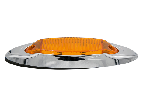 6" Oval Clearance Marker Light with Chrome Bezel - Heavy Duty Lighting (en-US)