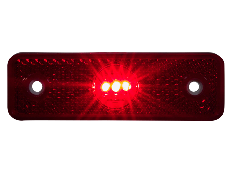 4" Rectangular Clearance Marker Light with Reflex Lens - Heavy Duty Lighting (en-US)