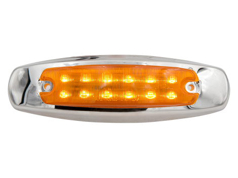 6" Clearance Marker Light with Stainless Trim - Heavy Duty Lighting (en-US)