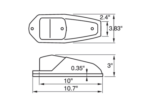 Square Cab Marker Light - Heavy Duty Lighting (en-US)