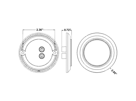 2" Surface Mount Clearance Marker Light - Heavy Duty Lighting (en-US)