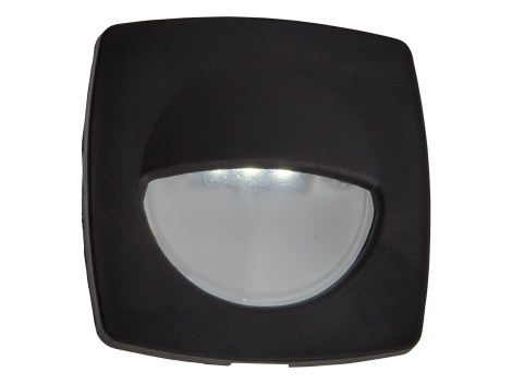 2.2" Square Interior Courtesy Light with Black Body - Heavy Duty Lighting (en-US)