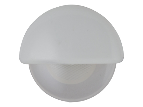 2.25" Half Round Interior Courtesy Light  with White Body - Heavy Duty Lighting (en-US)