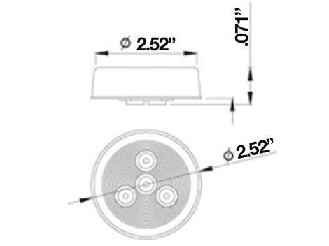 2.5" Round Clearance Marker Light - Heavy Duty Lighting (en-US)