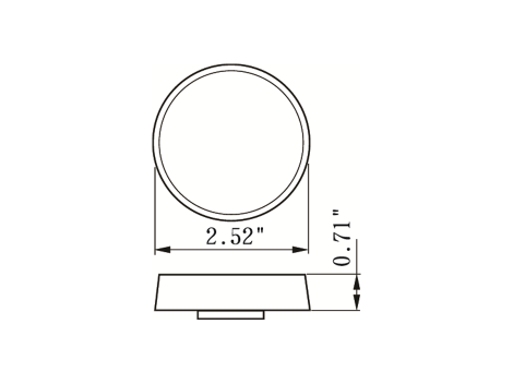 2.5" Round Clearance Marker Light - Heavy Duty Lighting (en-US)