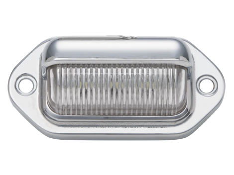 2.6" License Plate with Chromed ABS Housing - Heavy Duty Lighting (en-US)