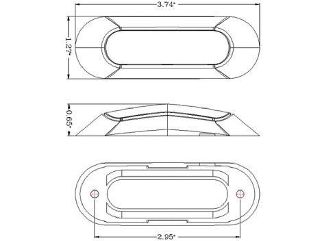 3.75" Oval Clearance Marker Light - Heavy Duty Lighting (en-US)