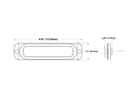 Ultra Thin Surface Mount LED Strobe Lighthead - Heavy Duty Lighting (en-US)