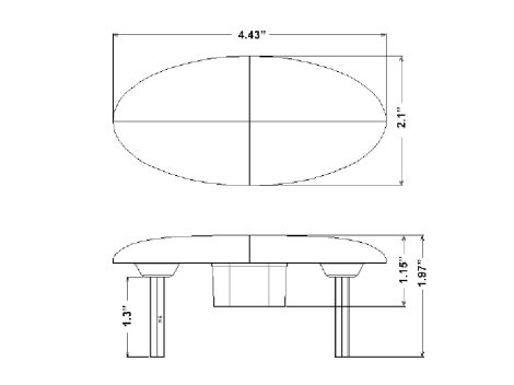 Peterbilt®  Oval Side Marker Turn Light - Heavy Duty Lighting (en-US)