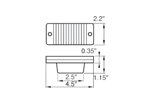 Freightliner® Rectangular Cab Marker Light - Heavy Duty Lighting (en-US)