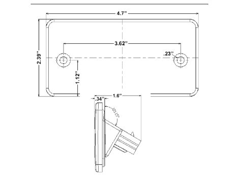 Freightliner® Rectangular Cab Marker Light - Heavy Duty Lighting (en-US)