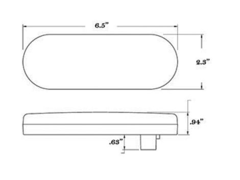 6" Oval Stop Tail Turn Light - Heavy Duty Lighting (en-US)