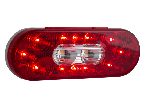 6" Oval Combination Stop Tail Turn with Backup Light - Heavy Duty Lighting (en-US)