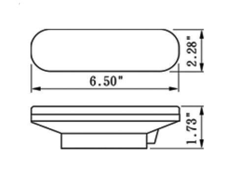 6" Oval Park Turn Light - Heavy Duty Lighting (en-US)