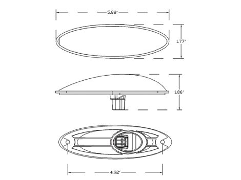 Freightliner® Post 2014 Cascadia Cab Marker Light - Heavy Duty Lighting (en-US)