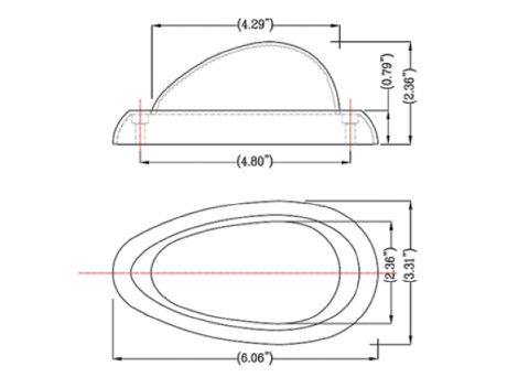 Freightliner® 2-Wire Teardrop Side Marker Turn Light - Heavy Duty Lighting (en-US)