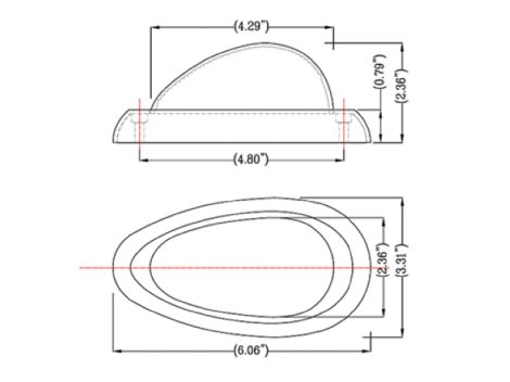 Freightliner® 2-Wire Teardrop Side Marker Turn Light - Heavy Duty Lighting (en-US)