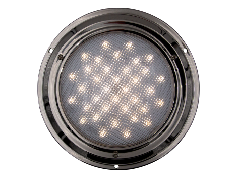 7" Round Stainless Steel Interior Dome Light with No Switch - Heavy Duty Lighting (en-US) Products