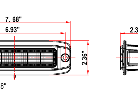 6" High Power Slim Rectangular Flood with Refractive Lens Technology - Heavy Duty Lighting (en-US)