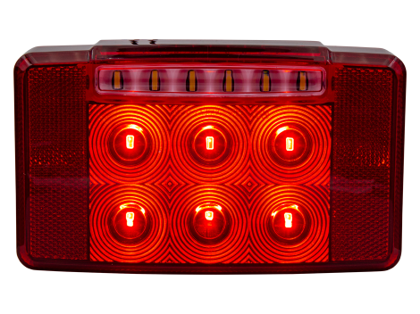 International® Combination Stop Tail Turn  with License - Heavy Duty Lighting (en-US)