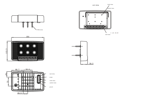 International® Stop Tail Turn w/Integrated Back-up Light - Heavy Duty Lighting (en-US)