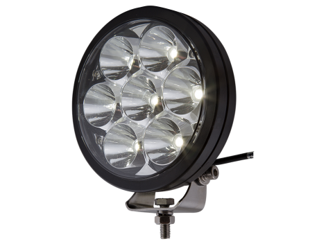 7" High Output Round LED Spot Light w/Grill Cover - Heavy Duty Lighting (en-US)